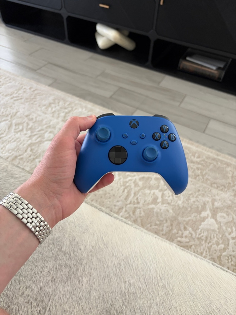 Xbox Series X/S Wireless Controller – Blue/White – Like New 🎮